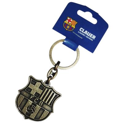 3. FC Barcelona brelok herb oryginalny na licencji  styl retro B7603