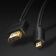 2. Ugreen kabel przewód HDMI - micro HDMI 19 pin 2.0v 4K 60Hz 30AWG 1,5m czarny (30102)