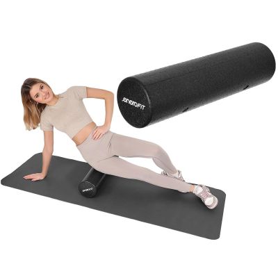 8. WAŁEK ROLLER FITNESS JOGA EPP CZARNY 15x90CM ENERO FIT