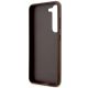 7. Etui Guess 4G Big Metal Logo na Samsung Galaxy S23 - brązowe