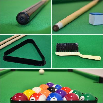 5. STÓŁ DO W GRY W  BILARDA CZARNY 121x61x79CM ENERO PRO