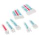 2. Kolink Core Adept Braided Cable Extension Kit - Brilliant White/Neon Blue/Pure Pink