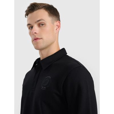 5. Bluza dresowa regular z kołnierzykiem męska 4F 4FRAW25TSWSM2546-20S
