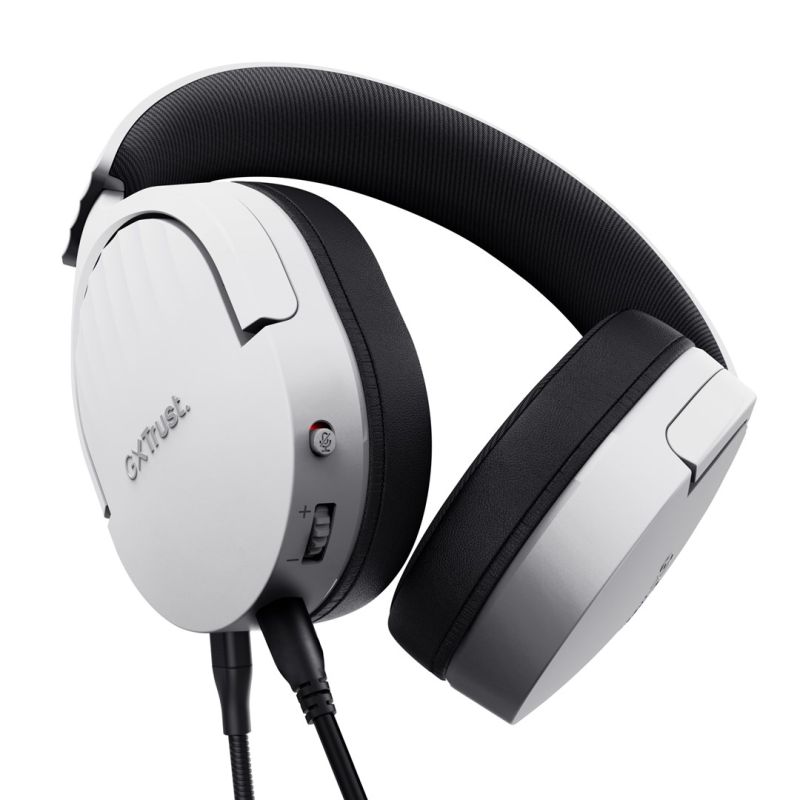 13. Słuchawki TRUST GXT489W FAYZO HEADSET WHT (25210)