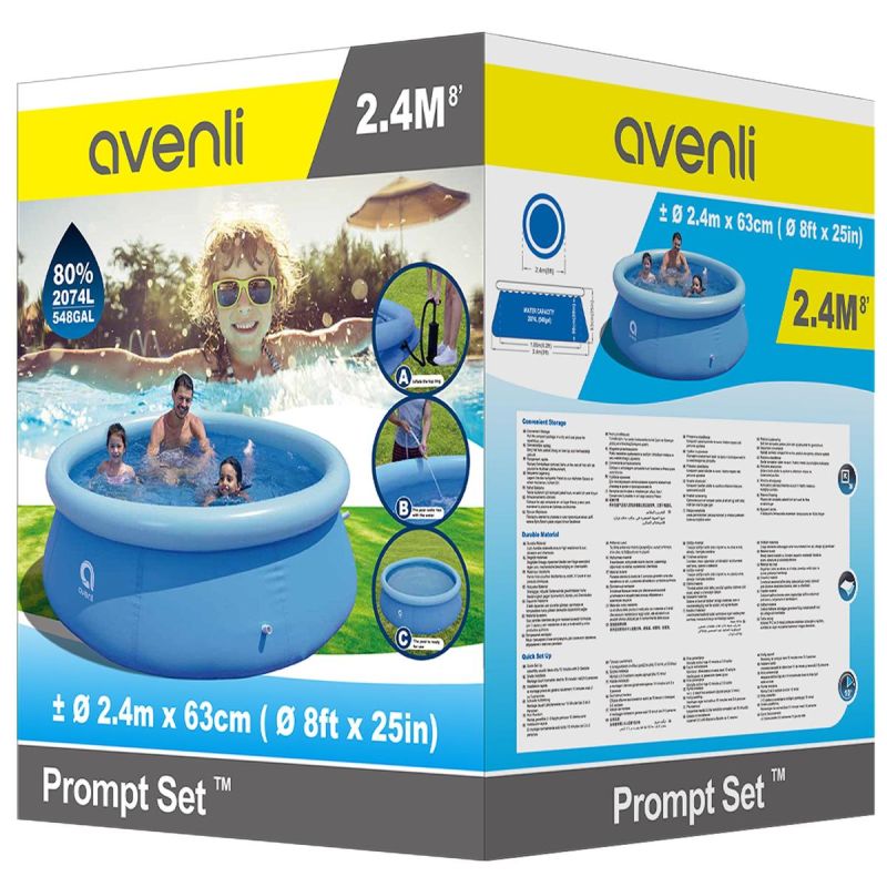 11. BASEN ROZPOROWY Z DMUCHANYM KOŁNIERZEM 240X63CM 17792