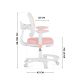 9. Fotel obrotowy Junior 3.6 Pink