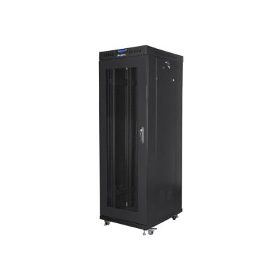 4. LANBERG SZAFA STOJĄCA RACK 19" 37U 600X800 DRZWI PERFOROWANE LCD CZARNA FF01-6837-23BL (FLAT PACK)