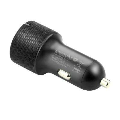 2. EVERACTIVE ŁADOWARKA SAMOCHODOWA 1X USB QC3.0, 1 X USB-C PD 75W CZARNA CC-50Q