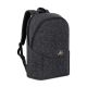 23. Plecak na laptop 15,6", RIVACASE Anvik, 15L, czarny, z materiału wodoodpornego, kieszenie na tablet 10,5", smartfon, dokumenty, akcesoria, butelkę