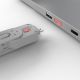 4. Lindy 40450 bloker portów Blokada portu + klucz USB Typu-A Różowy Kopolimer akrylonitrylo-butadieno-styrenowy (ABS) 5 szt.
