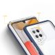 4. Clear 3in1 etui do Samsung Galaxy A42 5G żelowy pokrowiec z ramką niebieski