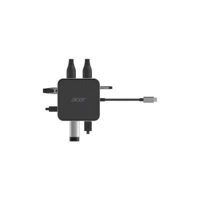 4. Hub wielofunkcyjny ACER 7in1 USB4 8k Multi Display Hub 1xHDMI/1xDP/2xUSB3.2/USB-C/RJ45/Audi