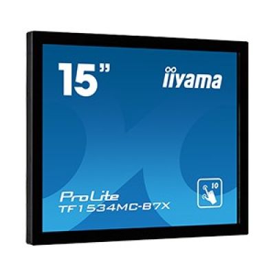 2. iiyama TF1534MC-B7X monitor komputerowy 38,1 cm (15") 1024 x 768 px XGA LED Ekran dotykowy Przeznaczony dla wielu użytkowników Czarny
