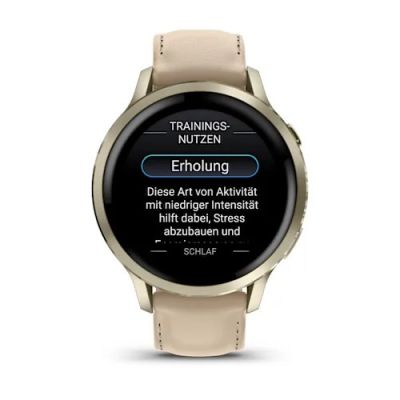 6. Zegarek Garmin Venu 4, 41mm AMOLED Light Sand