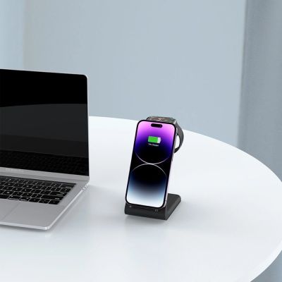 7. Stacja ładująca Tech-Protect QI15W-A36 3w1 dla Apple - czarna