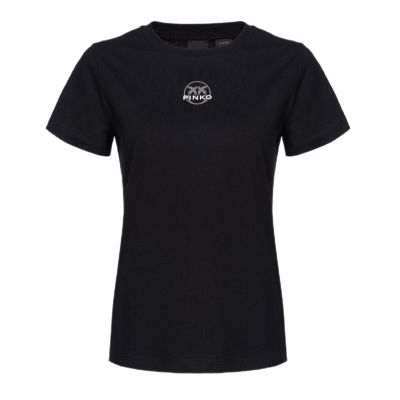 12. Koszulka Pinko Logo Bussolotto W 100355A0KO