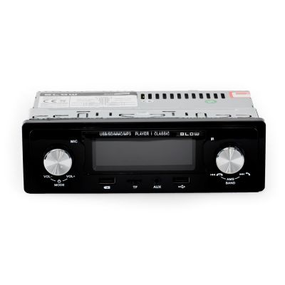 4. Radio samochodowe BLOW CLASSIC 78-287# (Bluetooth, USB + AUX + karty SD)
