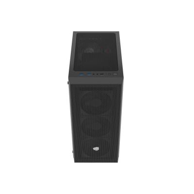 7. FURY OBUDOWA SHOBO SH8F MIDI TOWER Z OKNEM CZARNA