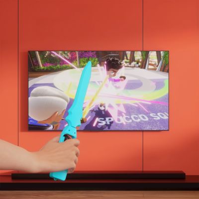 45. Pakiet akcesoriów rodzinnych 23 w 1 do konsoli Nintendo Switch 2 - zestaw pomarańczowy i niebieski