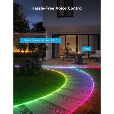 8. Taśma LED Govee H61A8 Outdoor Neon Strip Lights 10m z Wi-Fi, Bluetooth, RGBIC