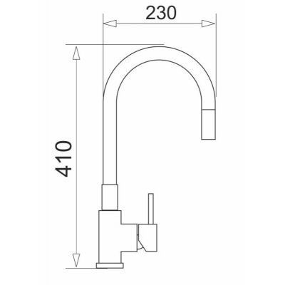 2. Bateria PYRAMIS FLESSI beż piaskowy 090938101 kuchenna beżowa giętka