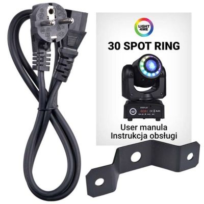 6. LIGHT4ME 30 SPOT RING - Głowica ruchoma LED, 30 W