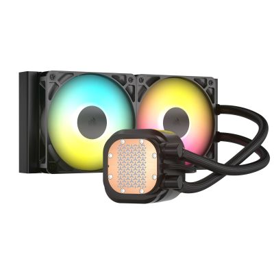 5. Corsair NAUTILUS 240 RS ARGB Liquid Procesor Chłodnica cieczy all-in-one Czarny 1 szt.