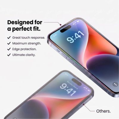 4. Szkło hartowane Tech-Protect Glass Fit+ 2-Pack na Xiaomi Redmi 17 4G / 5G - czarne