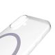 7. Etui Puro Lite Mag TPU+PC kompatybilne z MagSafe na iPhone 17 - przezroczyste z różowym pierścieniem