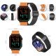11. Smartwatch Gravity GT15-2 Pomarańczowy Pasek Silikonowy + Czarna Bransoleta