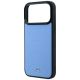 6. Etui Mercedes Leather Mesh with Bow Line MagSafe na iPhone 18 Pro Max / 17 Pro Max - niebieskie