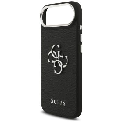 6. Etui Guess Grained Big 4G Classic Logo na iPhone 17 Air - czarne