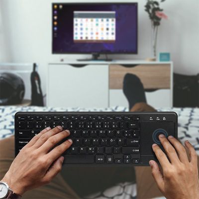 8. LogiLink ID0188 klawiatura Dom RF Wireless QWERTZ Czarny