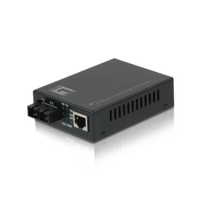 3. LevelOne FVT-2001 konwerter sieciowy 100 Mbit/s 1310 nm Multifunkcyjny Czarny