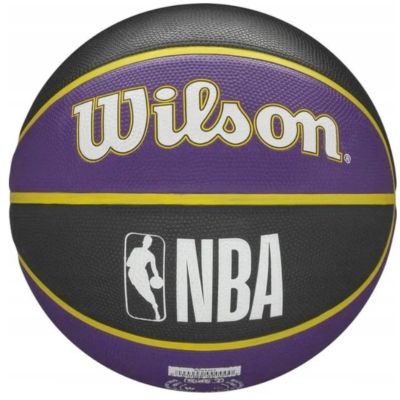 12. PIŁKA DO KOSZYKÓWKI WILSON NBA LA LAKERS KARTON POMPKA