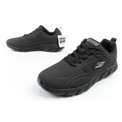 8. Skechers Bobs B Flex  buty sportowe sneakersy damskie modne czarne