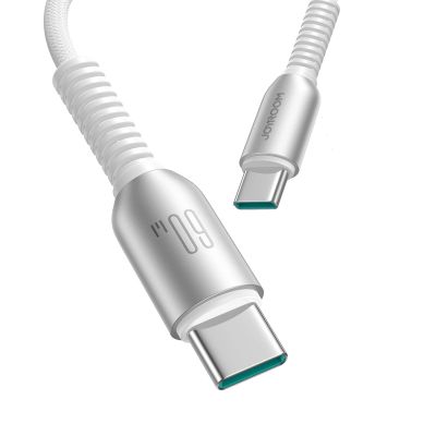 2. Kabel Joyroom S-A51 Cutting-Edge Series 60W USB-C - USB-C 1,2m - jasnoszary