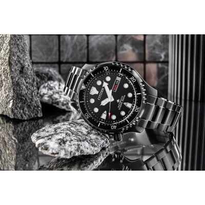 6. Zegarek Męski CITIZEN Promaster Mechanical Diver NY0145-86E + BOX