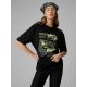 T-shirt loose z nadrukiem damski 4F 4FRSS26TTSHF3705-20S