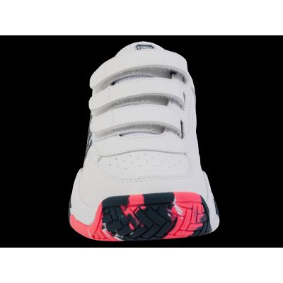 3. Sneakersy K-swiss COURTEXPRESS2STRAP WHITE/STARGAZER/NEON BLAZE-M (54495-129-M)