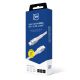 12. Kabel 3mk Hyper 3mk Hyper Cable N-SERIES USB-C / USB-C 1m 20V/5A 100W / biały