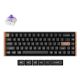 2. Keychron K6 HE klawiatura Uniwersalne USB + Bluetooth Brązowy, Czarny