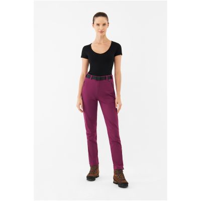 3. Spodnie turystyczne damskie Viking Expander - purple rozmiar: xs
