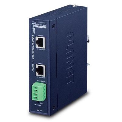 PLANET IPOE-173S rozgałęziacz sieciowy Niebieski Obsługa PoE