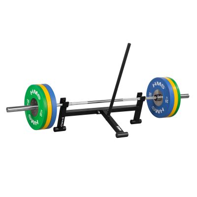 4. STR44 PODNOŚNIK DO SZTANGI DEADLIFT BARBELL JACK COMMERCIAL HMS