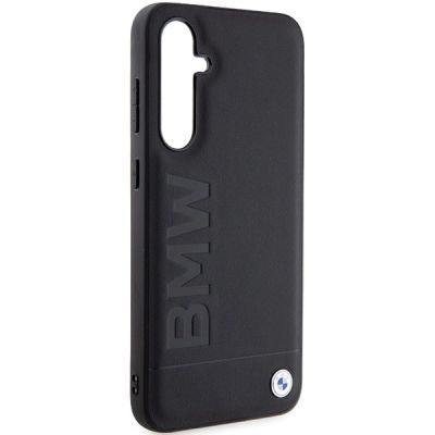 4. Etui BMW Leather Hot Stamp na Samsung Galaxy S23 FE - czarne