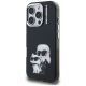 2. Etui Karl Lagerfeld IML Aquarelle Karl & Choupette & Logo na iPhone 16 Pro czarne