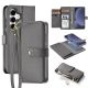 11. Etui skórzane Dux Ducis Lawa na Samsung Galaxy S25+ z odłączanym portfelem magnetycznym - szare
