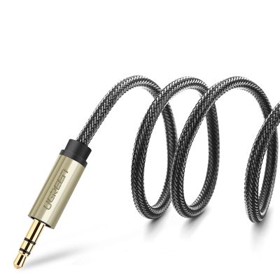 7. Ugreen kabel przewód audio mini jack 3,5 mm - 2 x jack 6,35mm 1m szary (AV126)