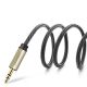 7. Ugreen kabel przewód audio mini jack 3,5 mm - 2 x jack 6,35mm 1m szary (AV126)